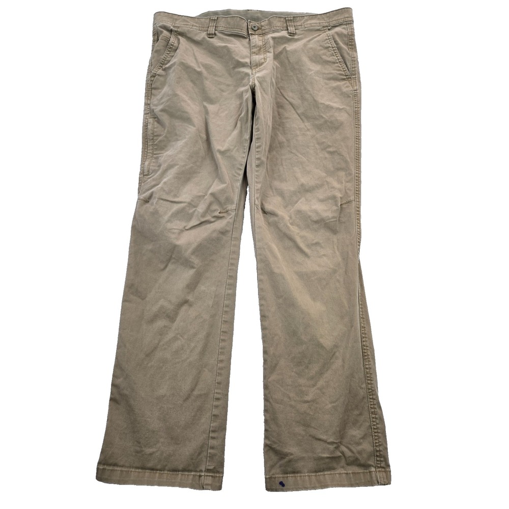 Weatherproof Chino Pants Mens Size 38 x 32 Khaki Work Wear Utility Pocket Jeans